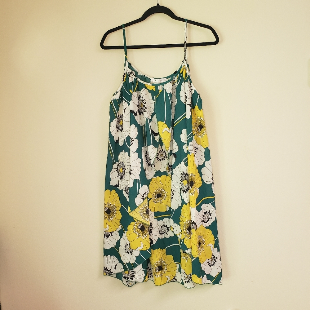 Vintage style floral cape dress size 1x brand Rosegal